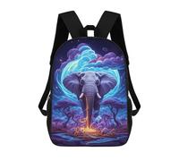sinyumoney Enchanted Elephant Fantasy School Bags School Secondary High School College Backpack Travel for Boys/Girls/Teenagers 17inch
