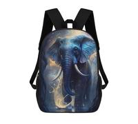 sinyumoney Enchanted Elephant Journey School Backpack 3D Printed School Bags Boys Girls Laptop Backpack for Kids/Students/Adults 17inch