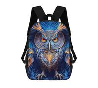 sinyumoney Enchanted Feathered Guardian -1 3D Printed Children's School Backpack for Kids High Capacity Travel Rucksacks Book Bags Kids School Bag Back Pack 17inch