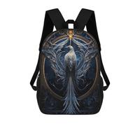 sinyumoney Enchanted Feathered Guardian School Backpack Rucksack Casual Daypacks School Work Travel Bag for Campus Outdoor Travel Sports 17inch