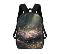 sinyumoney Enchanted Forest Book -1 Backpack School Bag Fashion Stationery Backpack Waterproof Casual Daypacks- Perfect for Travel, Work And Daily Use 17inch