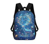 sinyumoney Enchanted Forest Deer-6 School Bags Fashion Stationery Backpack Waterproof Casual Daypacks for Men, Women & Teenage Boys 17inch