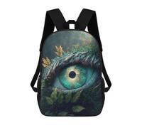 sinyumoney Enchanted Forest Eye Rucksack Fashion Stationery Backpack Waterproof Casual Daypacks for Men/Women 17inch
