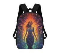 sinyumoney Enchanted Forest Guardian -13 School Backpack Water Resistant Travel Backpack Computer Bag - Perfect for Travel, Work And Daily Use 17inch