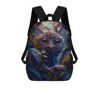 sinyumoney Enchanted Forest Guardian -15 School Bag Bookbag 3D Printed Children's Backpacks for Kids Boy Girl Book Bags Kids School Bag Travel Rucksacks 17inch