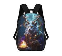 sinyumoney Enchanted Forest Guardian -18 School Bags Water Resistant School Bag Business Backpack for Campus Outdoor Travel Sports 17inch