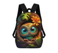 sinyumoney Enchanted Forest Owl Backpack School Bag Computer Rucksack for School/Work/Travel for Boys/Girls/Teenagers 17inch