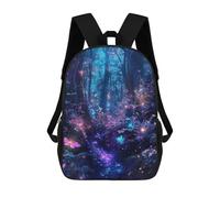 sinyumoney Enchanted Forest Path Kids Backpack, School Bag for Boys And Teenager, Gifts Travel Backpack Schoolbag Backpack Bookbag 17inch