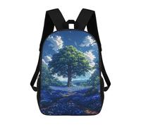 sinyumoney Enchanted Forest Pathway -1 School Backpack Business Durable Laptop Bag for Camping Outdoor Adventures And Daily Travel 17inch