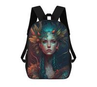 sinyumoney Enchanted Forest Spirit -3 School Backpack Rucksack Casual Daypacks School Work Travel Bag for Camping Outdoor Adventures And Daily Travel 17inch