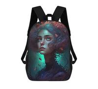 sinyumoney Enchanted Forest Whispers -1 Backpacks Kids School Backpack School Bag 3D Printed School Bag for Boys Elementary And Middle School Students 17inch