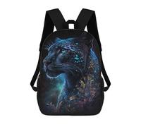 sinyumoney Enchanted Leopard Art Print Backpack School Water Resistant Travel Backpack Computer Bag - Perfect for Travel, Work And Daily Use 17inch