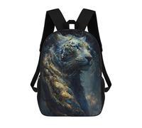 sinyumoney Enchanted Leopard Portrait Backpack School Lightweight Airport College Students Back Pack for Men, Women & Teenage Boys 17inch