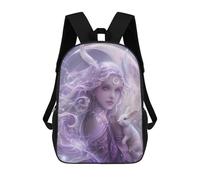 sinyumoney Enchanted Moonlit Fantasy Art -1 Children's Backpacks School Backpack 3D Printed for Kids Travel Rucksacks Book Bags Kids 17inch School Bag