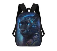 sinyumoney Enchanted Panther Portrait -2 Rucksack Water Resistant Travel Backpack Computer Bag for Campus Outdoor Travel Sports 17inch