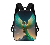 sinyumoney Enchanted Phoenix Art Print Backpack School Work Business College School for Men, Women & Teenage Boys 17inch