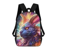 sinyumoney Enchanted Rabbit Portrait -1 Backpack School Computer Rucksack for School/Work/Travel for Boys/Girls/Teenagers 17inch