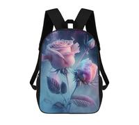 sinyumoney Enchanted Rose Fantasy -1 Backpack School Bag Large School Backpack for Boys for Camping Outdoor Adventures And Daily Travel 17inch