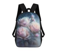 sinyumoney Enchanted Rose Fantasy Rucksack Lightweight Casual Daypack School Backpacks- Perfect for Travel, Work And Daily Use 17inch