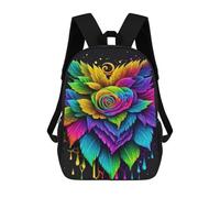 sinyumoney Enchanted Rose Garden Backpack School Daypacks Business Backpack Water Resistant Bookbag for Men, Women & Teenage Boys 17inch