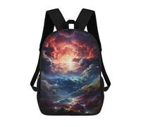 sinyumoney Enchanted Sky with Lightning Rucksack Water Resistant Travel Backpack Computer Bag for Campus Outdoor Travel Sports 17inch