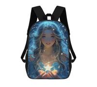 sinyumoney Enchanted Star Fantasy Artwork -1 Backpack School Bag Computer Rucksack for School/Work/Travel for Camping Outdoor Adventures And Daily Travel 17inch