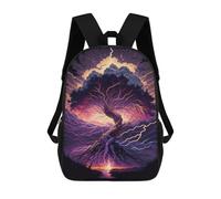 sinyumoney Enchanted Tree of Life -2 17 Inch Backpacks Kids Schoolbag,3D Printed Elementary And Middle School Students Backpacks for Boys Girls