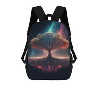 sinyumoney Enchanted Tree of Life -3 School Bags Lightweight Schoolbag Dayback Bookbag College for Boys/Girls/Teenagers 17inch