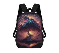 sinyumoney Enchanted Tree of Life Backpack School Rucksack Casual Daypacks School Work Travel Bag for Men, Women & Teenage Boys 17inch
