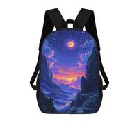 sinyumoney Enchanted Valley of Stars School Bags Computer Rucksack for School/Work/Travel for Camping Outdoor Adventures And Daily Travel 17inch