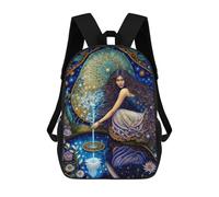 sinyumoney Enchanted Waterfall Serenity Backpack School Bag Computer Rucksack for School/Work/Travel for Boys/Girls/Teenagers 17inch