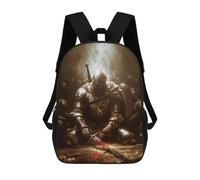 sinyumoney End of The Battle Backpack School Bag Lightweight Schoolbag Dayback Bookbag College for Men/Women 17inch