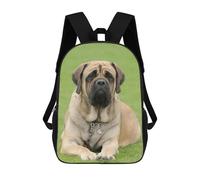 sinyumoney English Mastiff Backpack School Bag Work Laptop Backpack Rucksack Bag for Boys/Girls/Teenagers 17inch