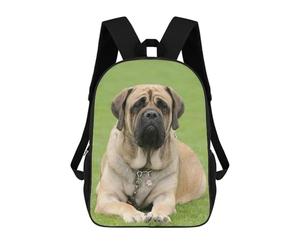 sinyumoney English Mastiff Backpack School Bag Work Laptop Backpack Rucksack Bag for Boys/Girls/Teenagers 17inch