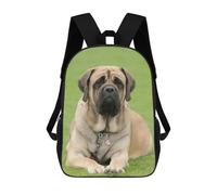 sinyumoney English Mastiff Rucksack Lightweight Casual Daypack School Backpacks for School/Work/Travel 17inch