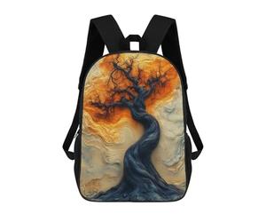 sinyumoney Enigmatic Surreal Tree - Mystical Abstract Art Rucksack Fashion Stationery Backpack Waterproof Casual Daypacks for Men/Women 17inch
