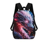 sinyumoney Epic Flare Dragon School Bags School Secondary High School College Backpack Travel for Campus Outdoor Travel Sports 17inch