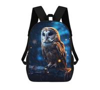 sinyumoney Epic Rainy Barn Owl Rucksack Water Resistant School Bag Business Backpack for Men, Women & Teenage Boys 17inch