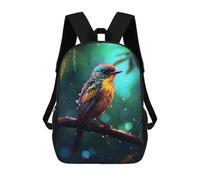 sinyumoney Epic Rainy Kookaburra Children's Backpacks Kids Fun School Bag Boys Backpack Travel Bag Student Schoolbag Book Stationery Bag Chool Bags 17inch