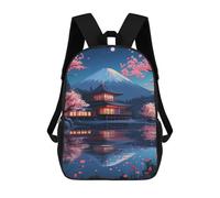 sinyumoney Epic Scenic Reflection Ronaldo Backpack, Children's Backpack, Student School Bag, Book Bag, 3D Printed School Bag For Boys And Girls, 17inch