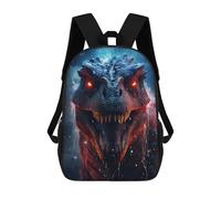 sinyumoney Epic T Rex Dinosaur School Backpack Secondary Causal Travel High School Bags for Teenage Girls Boys Women Men 17inch