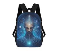 sinyumoney Esoteric Zen Universe V2 Casual Daypack Backpacks School Bag for Girls Boys High College Teens Knapsack Men Women Travel Laptop Rucksack College Bookbag 17inch