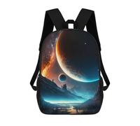 sinyumoney Eternity Planet Ronaldo Backpack, Children's Backpack, Student School Bag, Book Bag, 3D Printed School Bag For Boys And Girls, 17inch