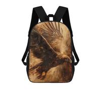 sinyumoney Ethereal Eagle Backpacks 3D Printed Kids School Backpack Outdoor Casual Daypack Fashion Casual Children Backpacks Cute Travel Bags 17inch