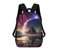 sinyumoney Ethereal Twilight School Backpack Travel College Rucksack Backpacks for Campus Outdoor Travel Sports 17inch