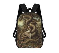 sinyumoney Eve And Serpent Backpack School Bag Large Water Resistant Laptop Backpack for Girls Boys Teenage 17inch