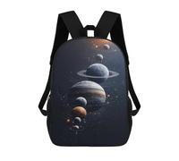 sinyumoney Exploring The Solar System Planets in Motion Backpacks Kids 17inch School Backpack School Bag 3D Printed School Bag for Boys Elementary And Middle School Students
