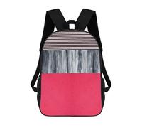 sinyumoney Expressionist Figures 4 School Backpack School Bags for Girls Boys Backpack with Pocket Fashion School Bag Kids Backpack 17inch