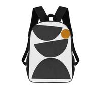 sinyumoney Expressive Figures 1 Backpacks Kids School Backpack School Bag 3D Printed Fashion School Bags for Boys Elementary And Middle School Students 17inch