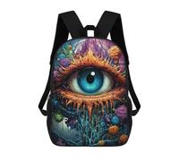 sinyumoney Eye Fantasy Backpack Cartoon Plush Bag, 3D Backpack for Kids School Bag Birthday Gift Idea for Boys And Girls 17inch